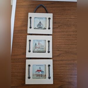 Maryland MD Lighthouses Framed Prints Thomas Point - Point Lookout -  Drum Point